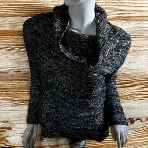 ❄️ 50% off winter Firedini Black Knit Mick Cowl Vintage Long Sleeve Sweater M